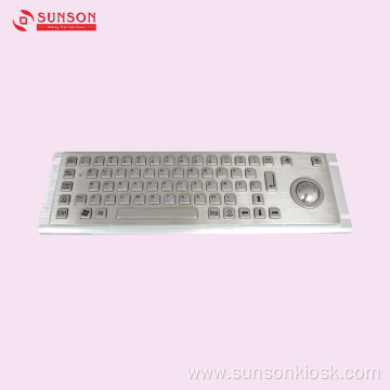 Anti-riot Metal Keyboard and Touch Pad